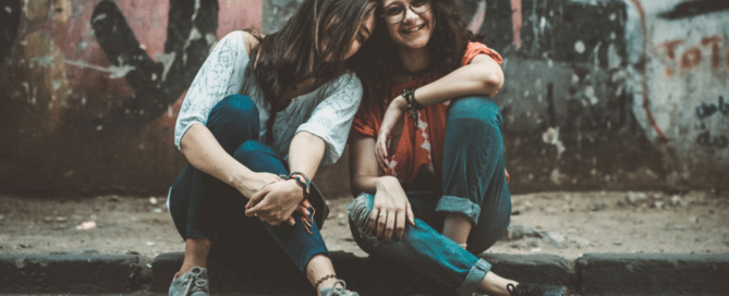 two young girls