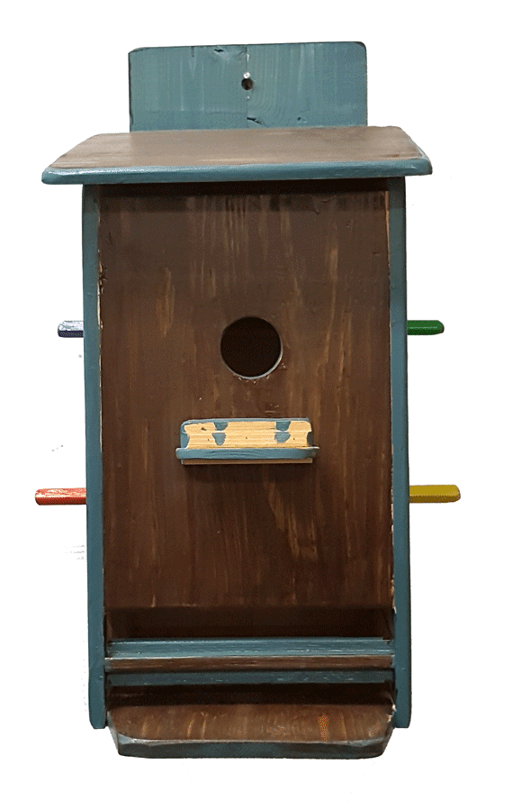 Pauletter-Birdhouse-White-narrow Birdhouse