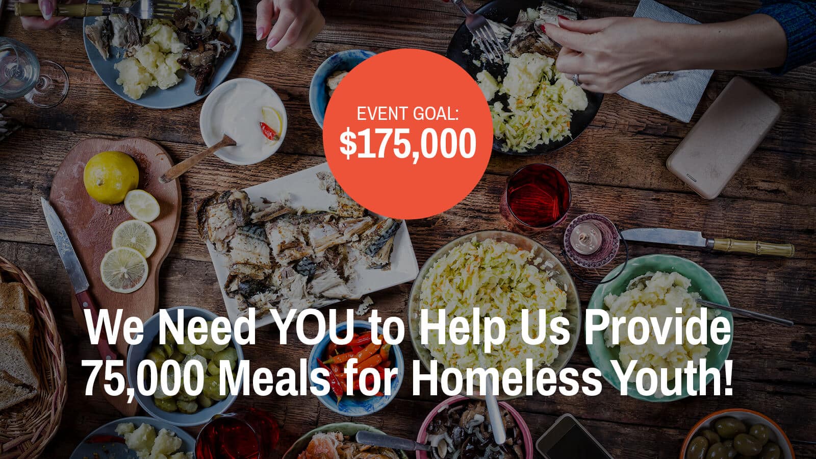 Eva’s Taste Matters 2019 Event Goal of $175,000 Eva’s Taste Matters 2019 - Support